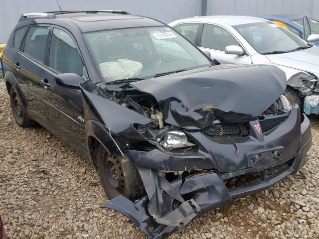 5Y2SL62864Z415637 - 2004 PONTIAC VIBE BLACK photo 1