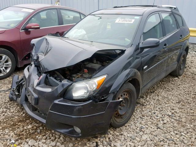 5Y2SL62864Z415637 - 2004 PONTIAC VIBE BLACK photo 2