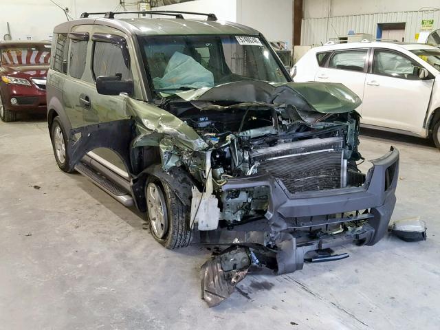 5J6YH286X5L008431 - 2005 HONDA ELEMENT EX GREEN photo 1