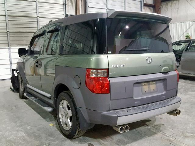 5J6YH286X5L008431 - 2005 HONDA ELEMENT EX GREEN photo 3