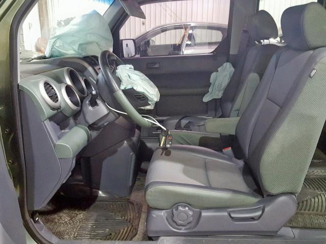 5J6YH286X5L008431 - 2005 HONDA ELEMENT EX GREEN photo 5