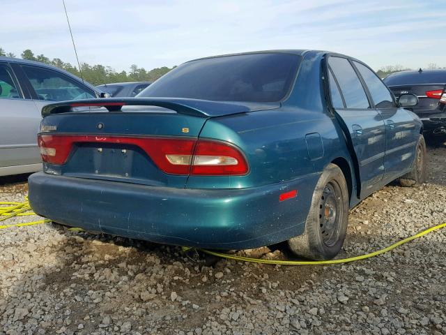 4A3AJ46G9TE265257 - 1996 MITSUBISHI GALANT S GREEN photo 4