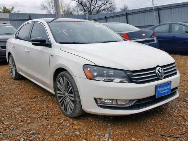 1VWBS7A34EC109973 - 2014 VOLKSWAGEN PASSAT SE WHITE photo 1