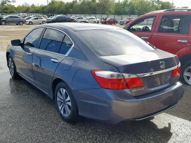 1HGCR2F3XDA029832 - 2013 HONDA ACCORD LX CHARCOAL photo 3