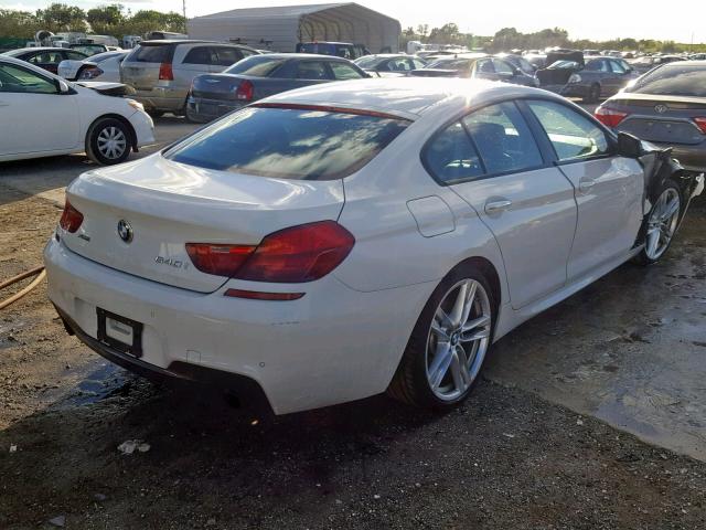 WBA6B8C56EDZ72743 - 2014 BMW 640 XI WHITE photo 4