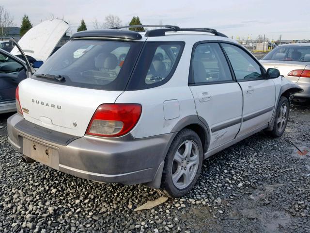 JF1GG68582H802271 - 2002 SUBARU IMPREZA OU WHITE photo 4