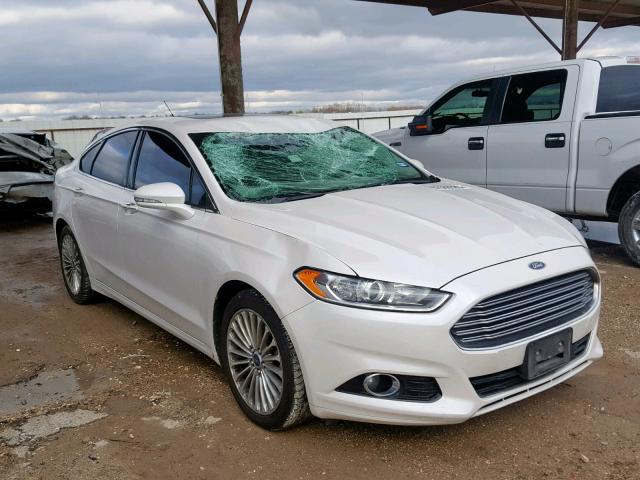 3FA6P0K93ER391014 - 2014 FORD FUSION TIT WHITE photo 1