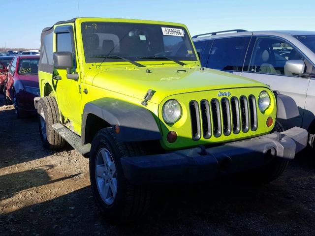 1C4AJWAGXDL517147 - 2013 JEEP WRANGLER S GREEN photo 1