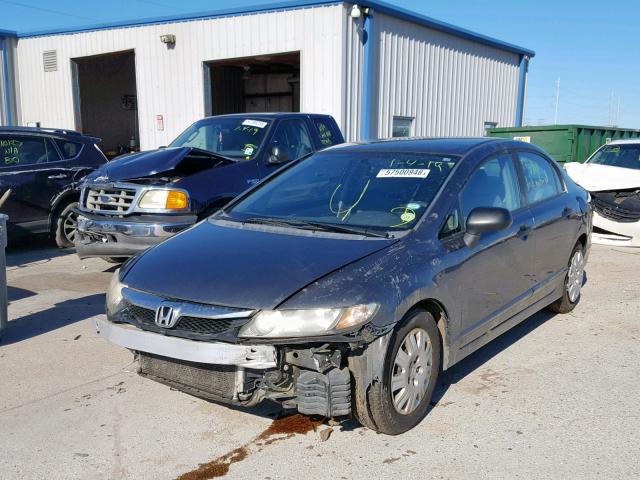 19XFA1F37AE016591 - 2010 HONDA CIVIC VP GRAY photo 2