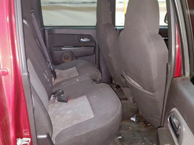 1GCDSCD94A8142974 - 2010 CHEVROLET COLORADO L MAROON photo 6