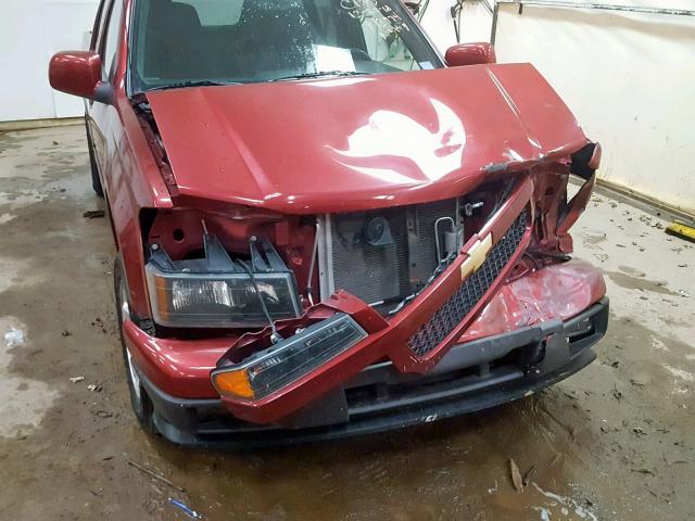 1GCDSCD94A8142974 - 2010 CHEVROLET COLORADO L MAROON photo 7