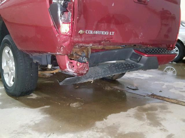 1GCDSCD94A8142974 - 2010 CHEVROLET COLORADO L MAROON photo 9