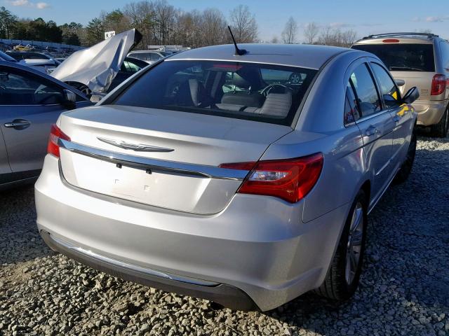 1C3CCBAB2CN244812 - 2012 CHRYSLER 200 LX SILVER photo 4