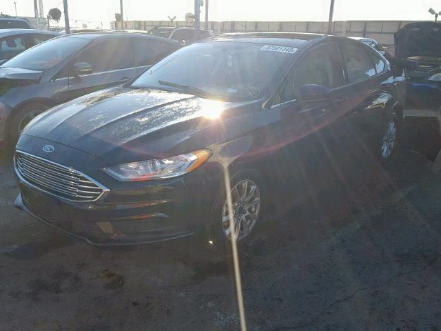 3FA6P0G72JR189511 - 2018 FORD FUSION S BLACK photo 2