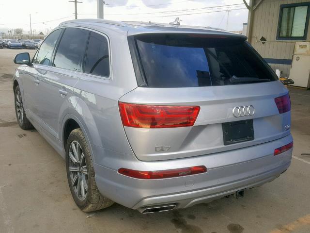 WA1VAAF76HD036898 - 2017 AUDI Q7 PRESTIG SILVER photo 3