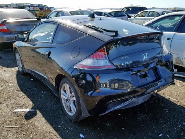 JHMZF1D41CS000556 - 2012 HONDA CR-Z GRAY photo 3