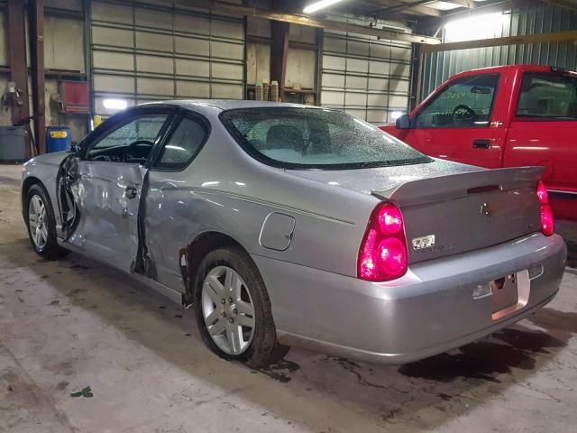 2G1WK15K179182238 - 2007 CHEVROLET MONTE CARL SILVER photo 3