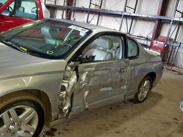 2G1WK15K179182238 - 2007 CHEVROLET MONTE CARL SILVER photo 9