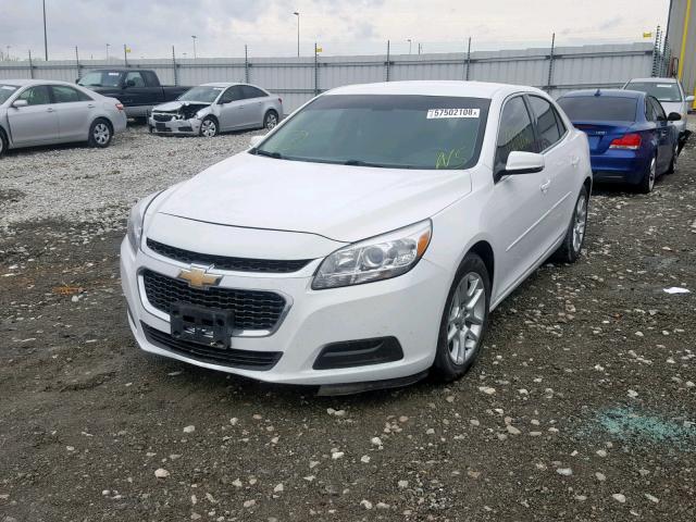 1G11C5SL8FF279969 - 2015 CHEVROLET MALIBU 1LT WHITE photo 2