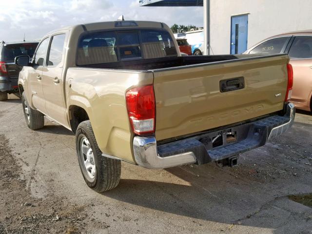 5TFAZ5CN2GX012991 - 2016 TOYOTA TACOMA DOU TAN photo 3