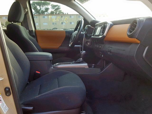 5TFAZ5CN2GX012991 - 2016 TOYOTA TACOMA DOU TAN photo 5