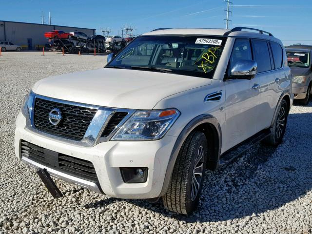 JN8AY2ND7J9054661 - 2018 NISSAN ARMADA SV WHITE photo 2