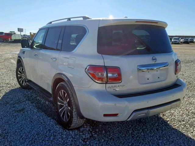 JN8AY2ND7J9054661 - 2018 NISSAN ARMADA SV WHITE photo 3