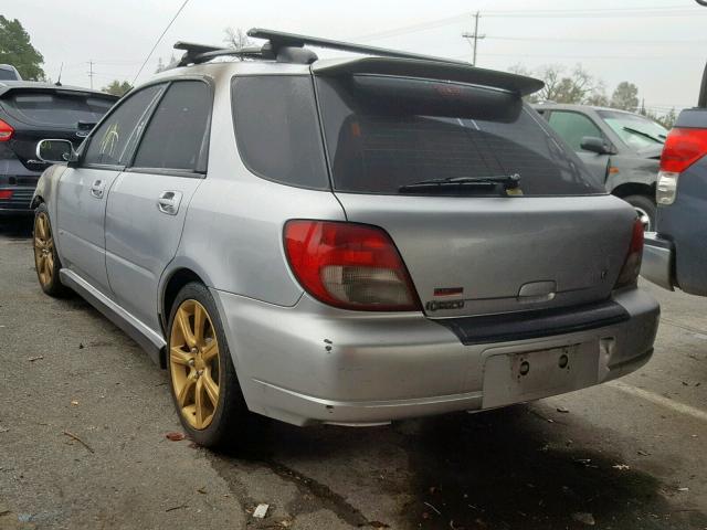 JF1GG296X2H834316 - 2002 SUBARU IMPREZA WR SILVER photo 3