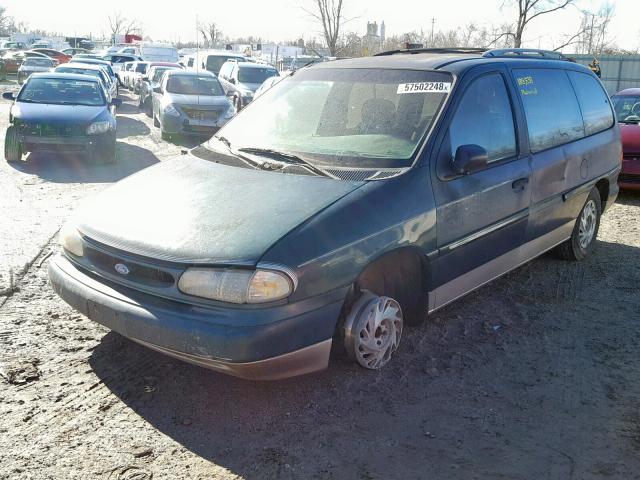 2FMDA514XSBA05832 - 1995 FORD WINDSTAR W GREEN photo 2