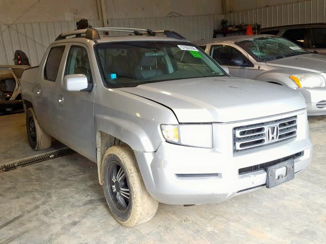 2HJYK16586H552559 - 2006 HONDA RIDGELINE SILVER photo 1