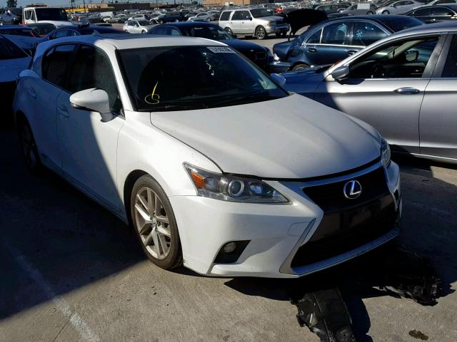 JTHKD5BH1E2177714 - 2014 LEXUS CT 200 WHITE photo 1