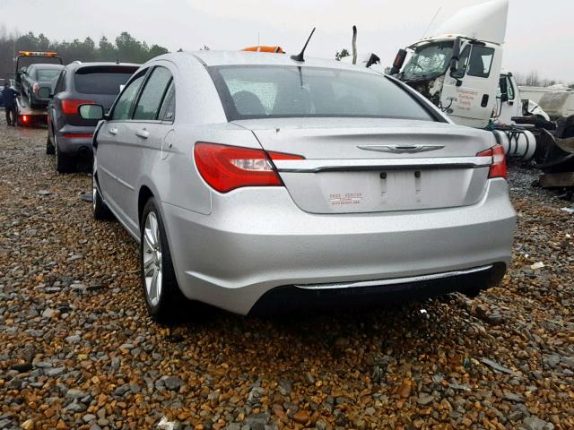 1C3CCBAB9CN208325 - 2012 CHRYSLER 200 LX SILVER photo 3