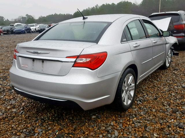 1C3CCBAB9CN208325 - 2012 CHRYSLER 200 LX SILVER photo 4