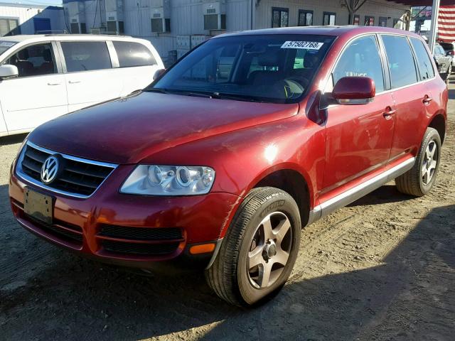 WVGZG77L26D016967 - 2006 VOLKSWAGEN TOUAREG 3. RED photo 2