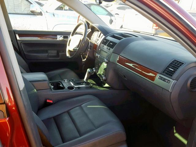 WVGZG77L26D016967 - 2006 VOLKSWAGEN TOUAREG 3. RED photo 5