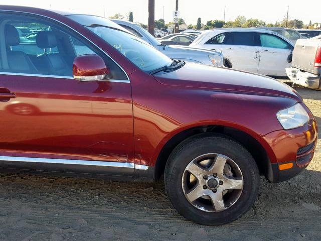 WVGZG77L26D016967 - 2006 VOLKSWAGEN TOUAREG 3. RED photo 9