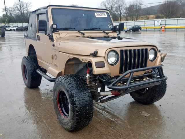 1J4FY49S5XP484211 - 1999 JEEP WRANGLER / TAN photo 1