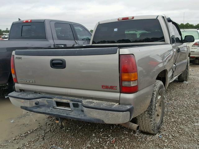 2GTEC19V921119464 - 2002 GMC NEW SIERRA GRAY photo 4