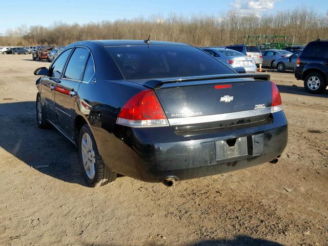 2G1WU58R279146505 - 2007 CHEVROLET IMPALA LTZ BLACK photo 3