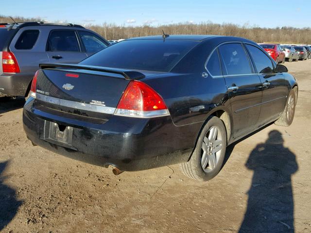 2G1WU58R279146505 - 2007 CHEVROLET IMPALA LTZ BLACK photo 4