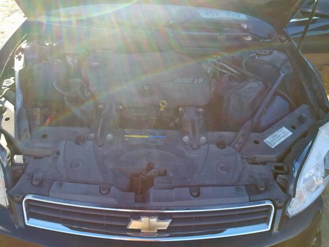 2G1WU58R279146505 - 2007 CHEVROLET IMPALA LTZ BLACK photo 7