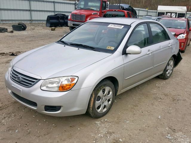 KNAFE121785520134 - 2008 KIA SPECTRA EX SILVER photo 2