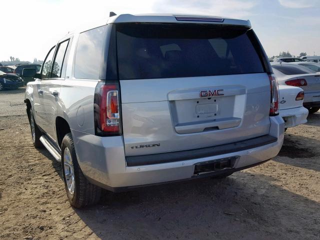 1GKS2AKC7FR137963 - 2015 GMC YUKON SLE GRAY photo 3