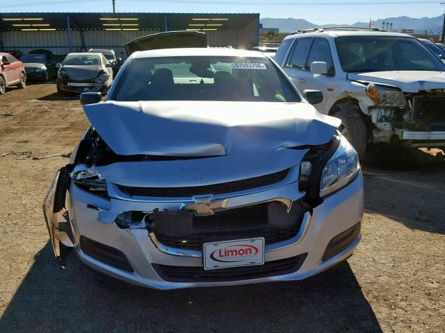 1G11A5SA8GU158635 - 2016 CHEVROLET MALIBU LIM SILVER photo 9