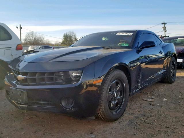 2G1FA1EV5A9201376 - 2010 CHEVROLET CAMARO LS BLACK photo 2