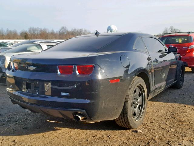 2G1FA1EV5A9201376 - 2010 CHEVROLET CAMARO LS BLACK photo 4