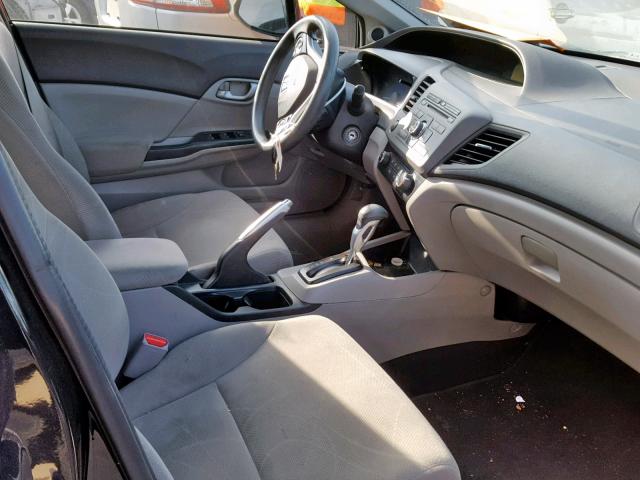 19XFB2F84CE382512 - 2012 HONDA CIVIC EX Černá fotografie 5
