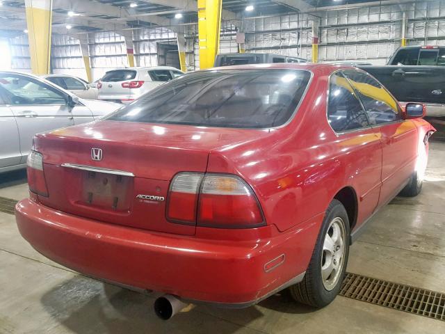 1HGCD7201VA024379 - 1997 HONDA ACCORD SE Կարմիր լուսանկար 4