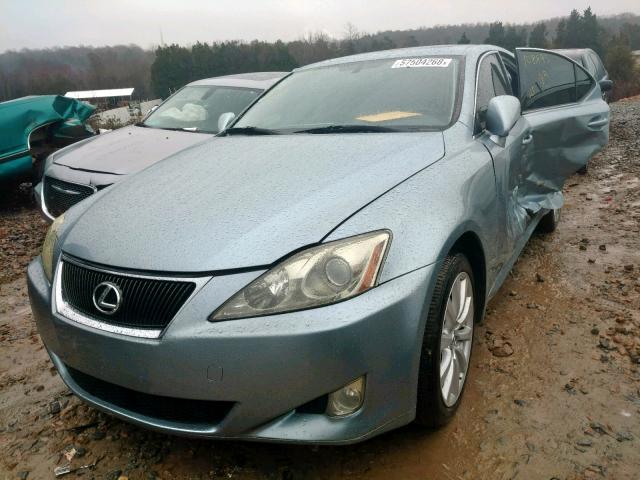 JTHCK262772016785 - 2007 LEXUS IS 250 BLUE photo 2