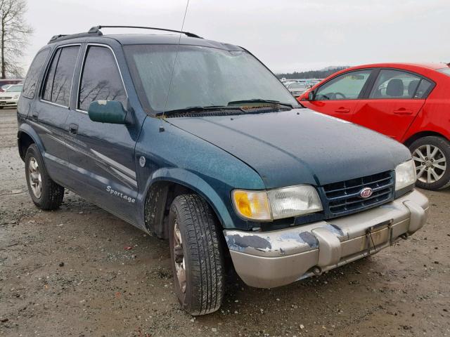 KNDJA7235V5551150 - 1997 KIA SPORTAGE TEAL photo 1